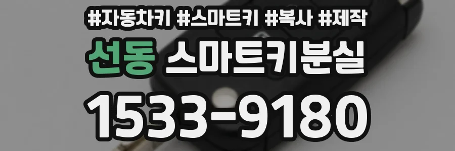 선동 스마트키분실