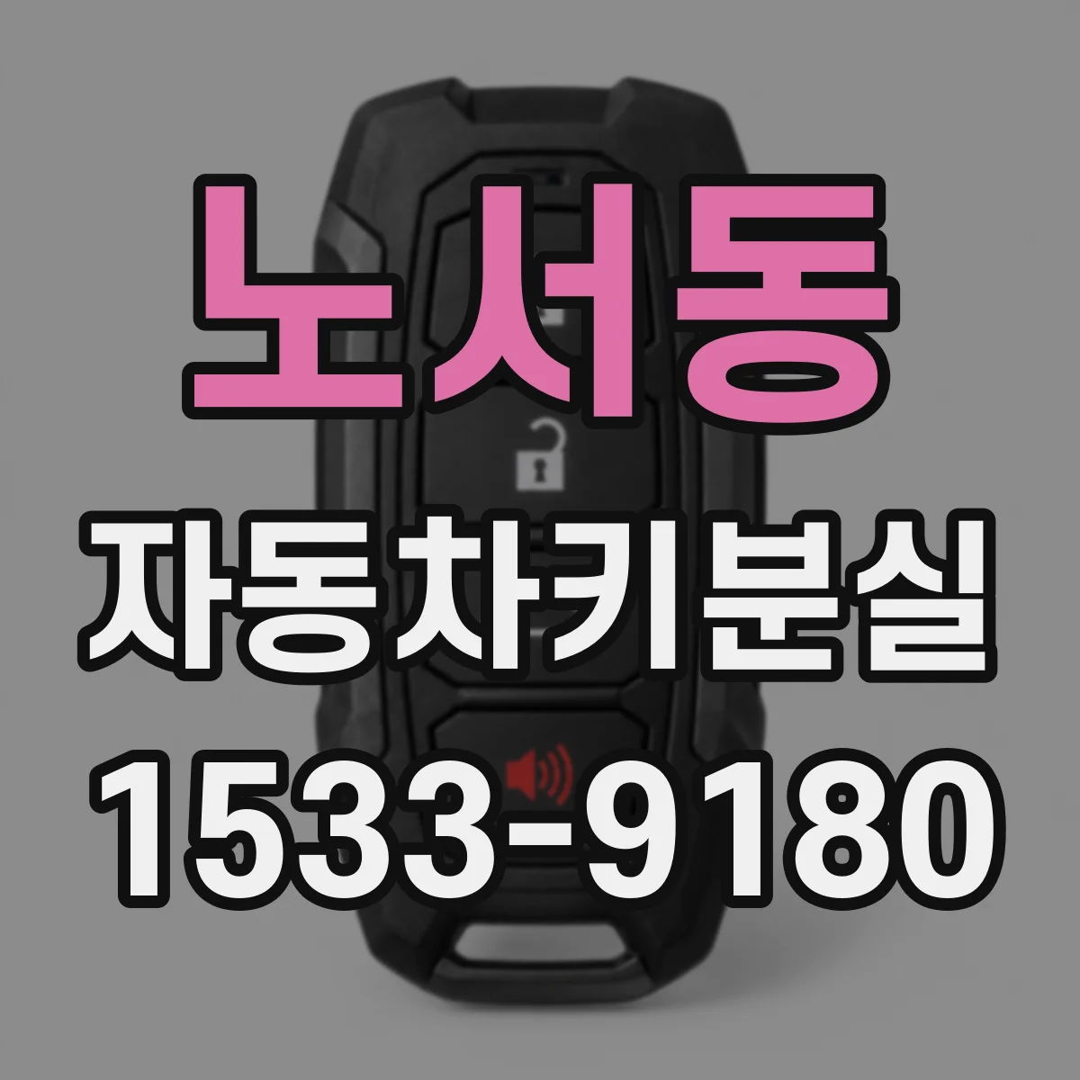 노서동 자동차키분실