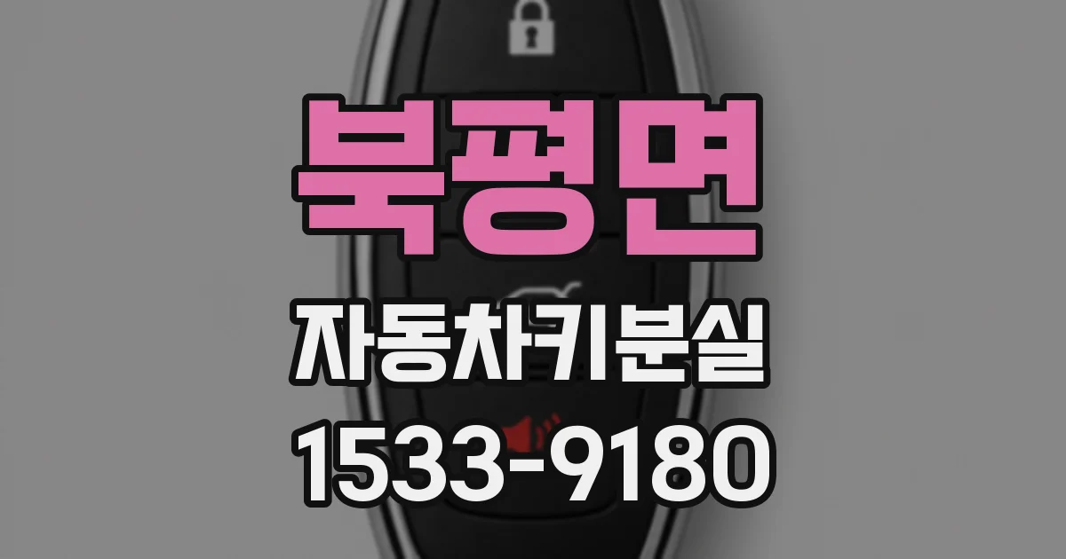 북평면 자동차키분실