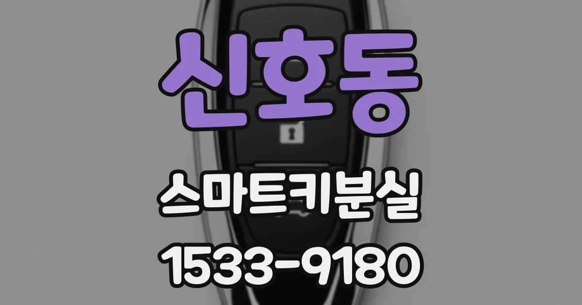 신호동 스마트키분실