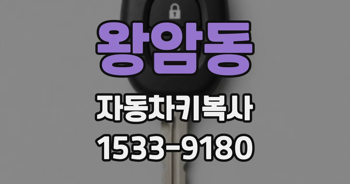 왕암동 자동차키복사