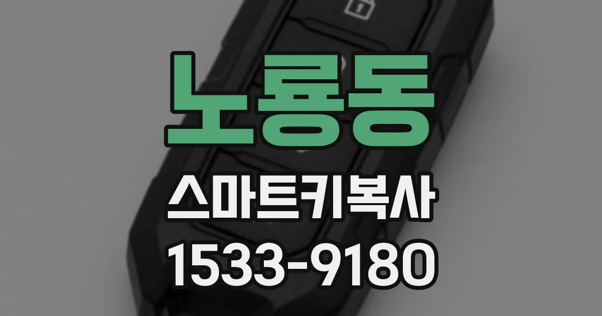 노룡동 스마트키복사