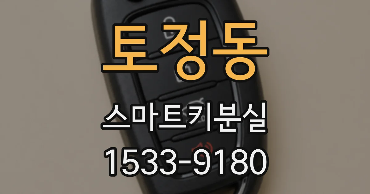 토정동 스마트키분실