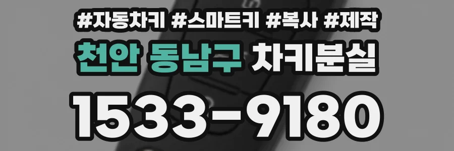 천안 동남구 차키분실
