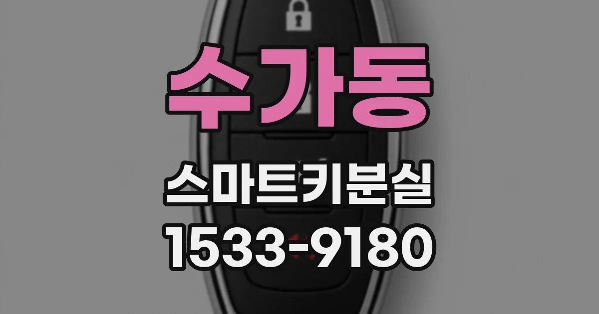 수가동 스마트키분실