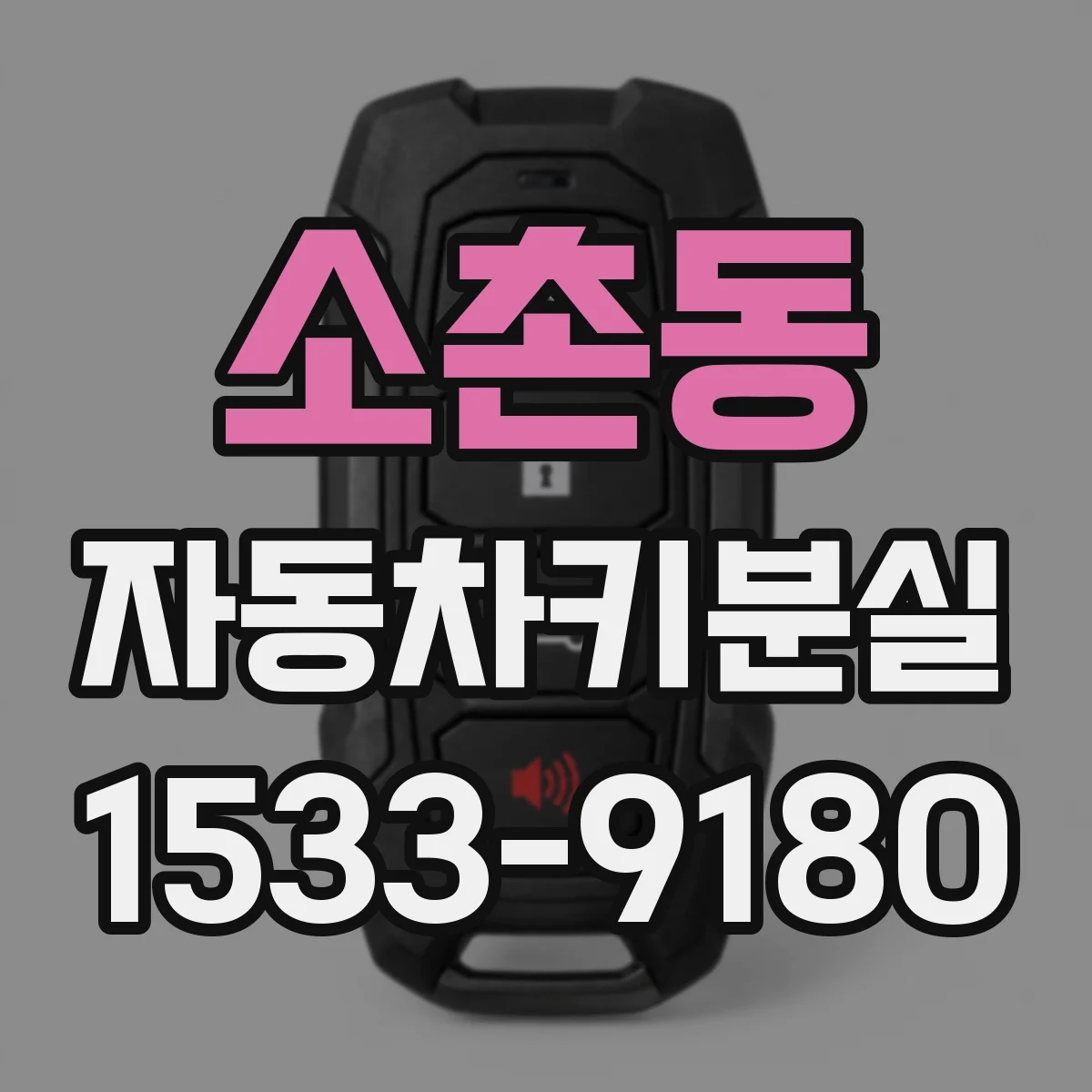 소촌동 자동차키분실