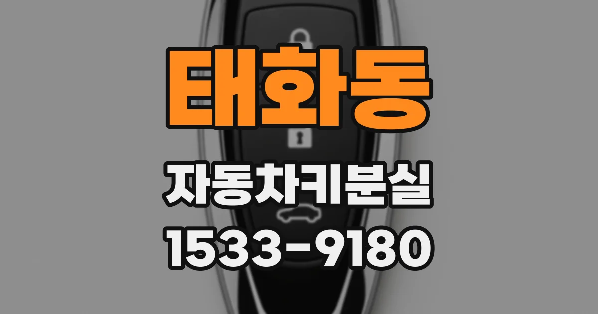 태화동 자동차키분실