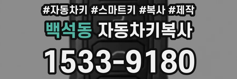백석동 자동차키복사
