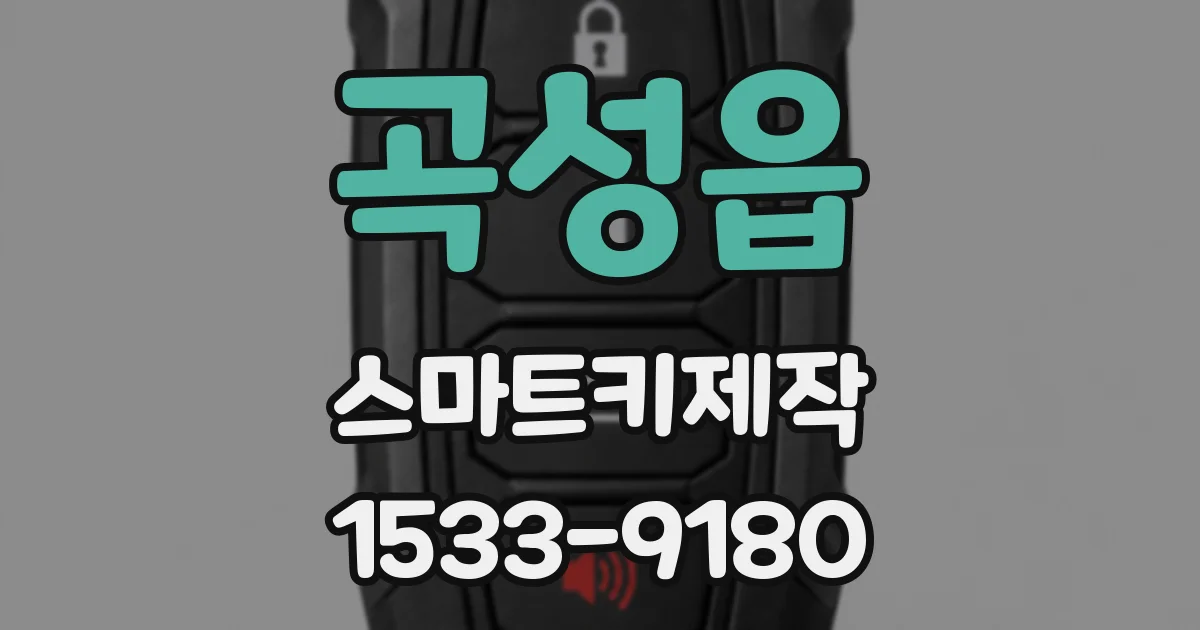 곡성읍 스마트키제작