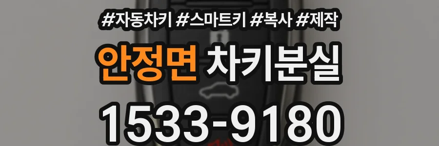 안정면 차키분실