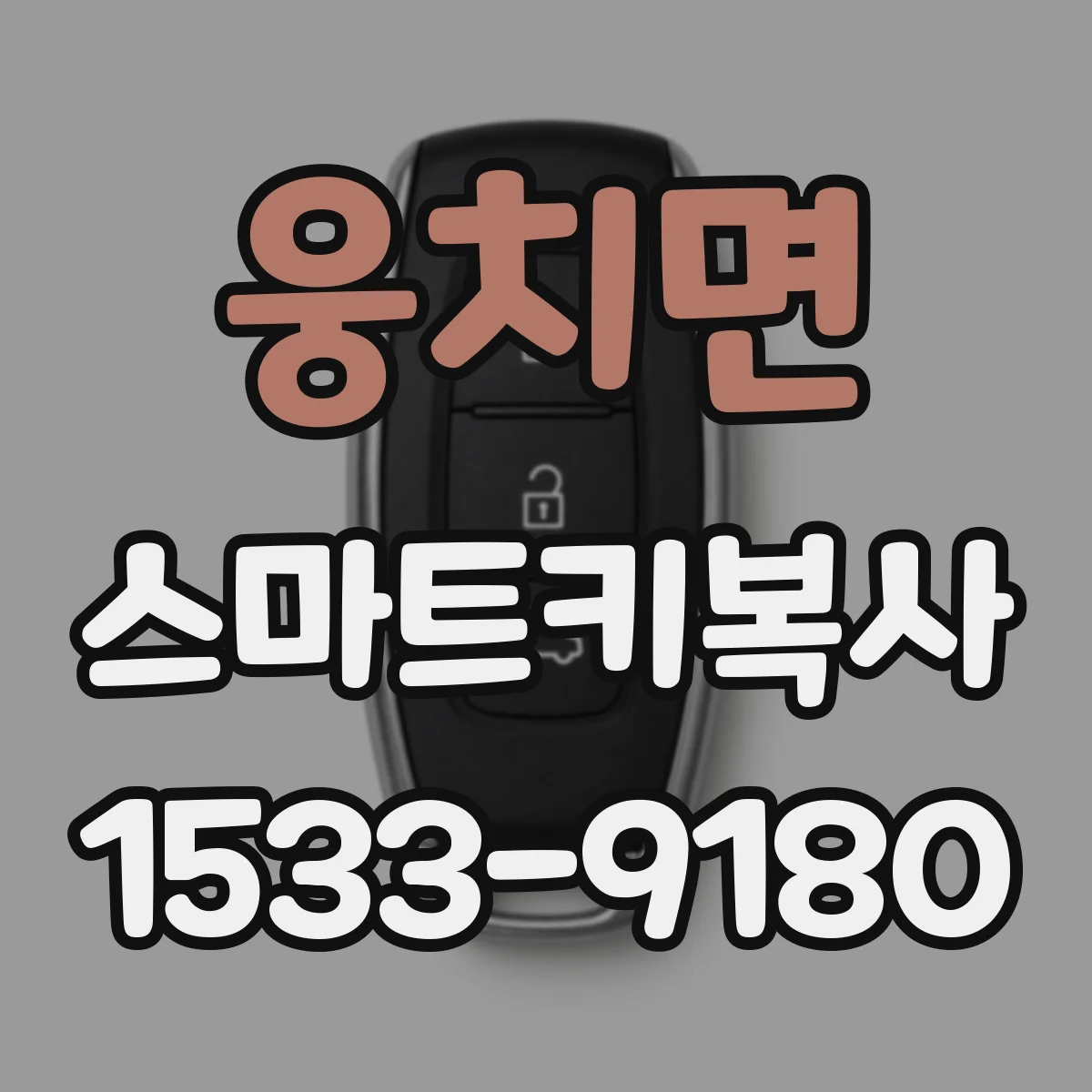 웅치면 스마트키복사