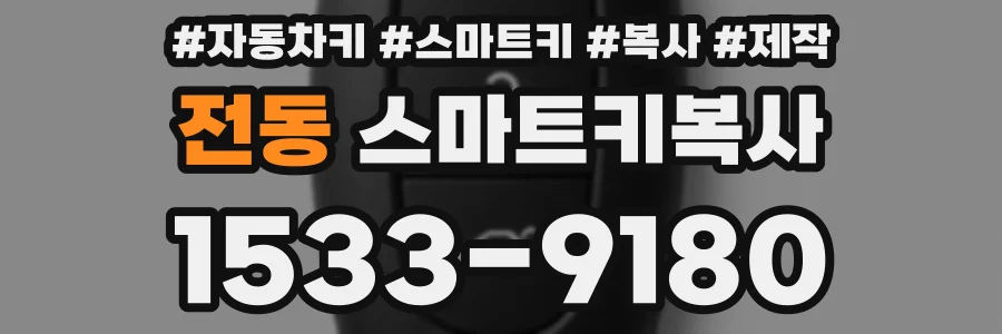전동 스마트키복사