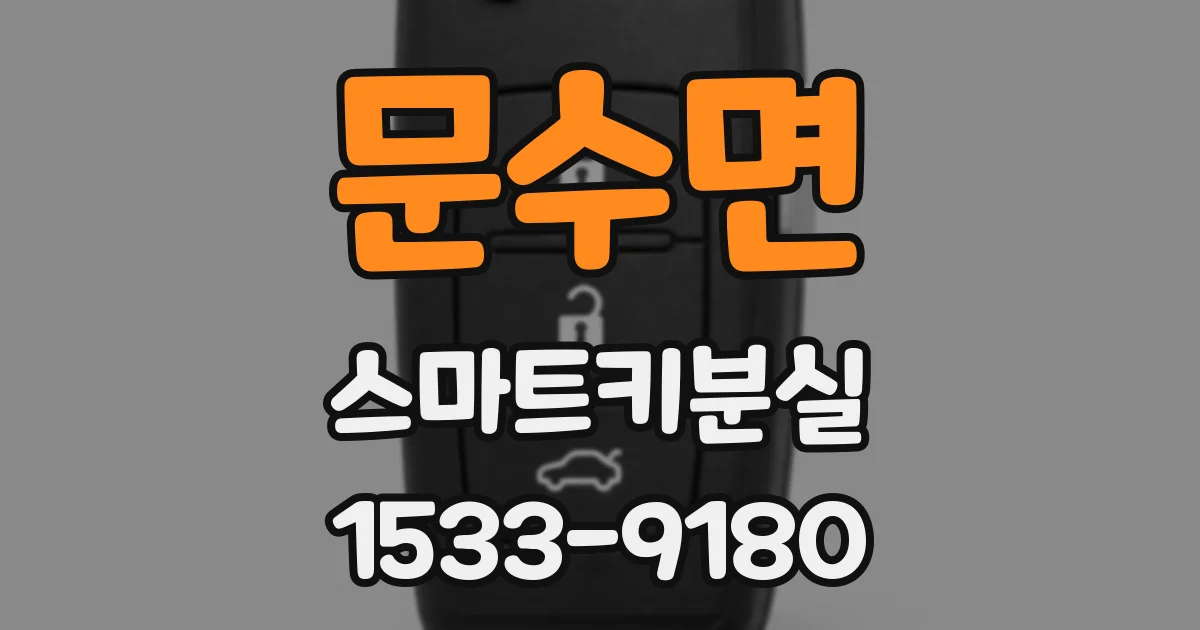 문수면 스마트키분실