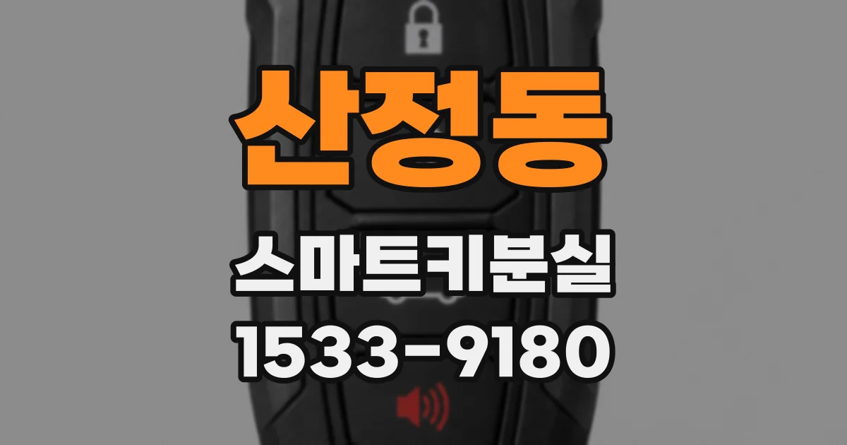 산정동 스마트키분실