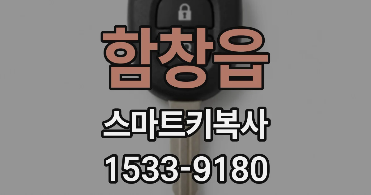 함창읍 스마트키복사