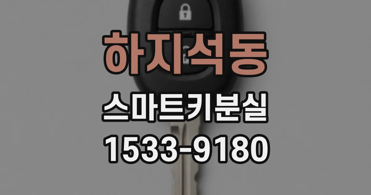 하지석동 스마트키분실
