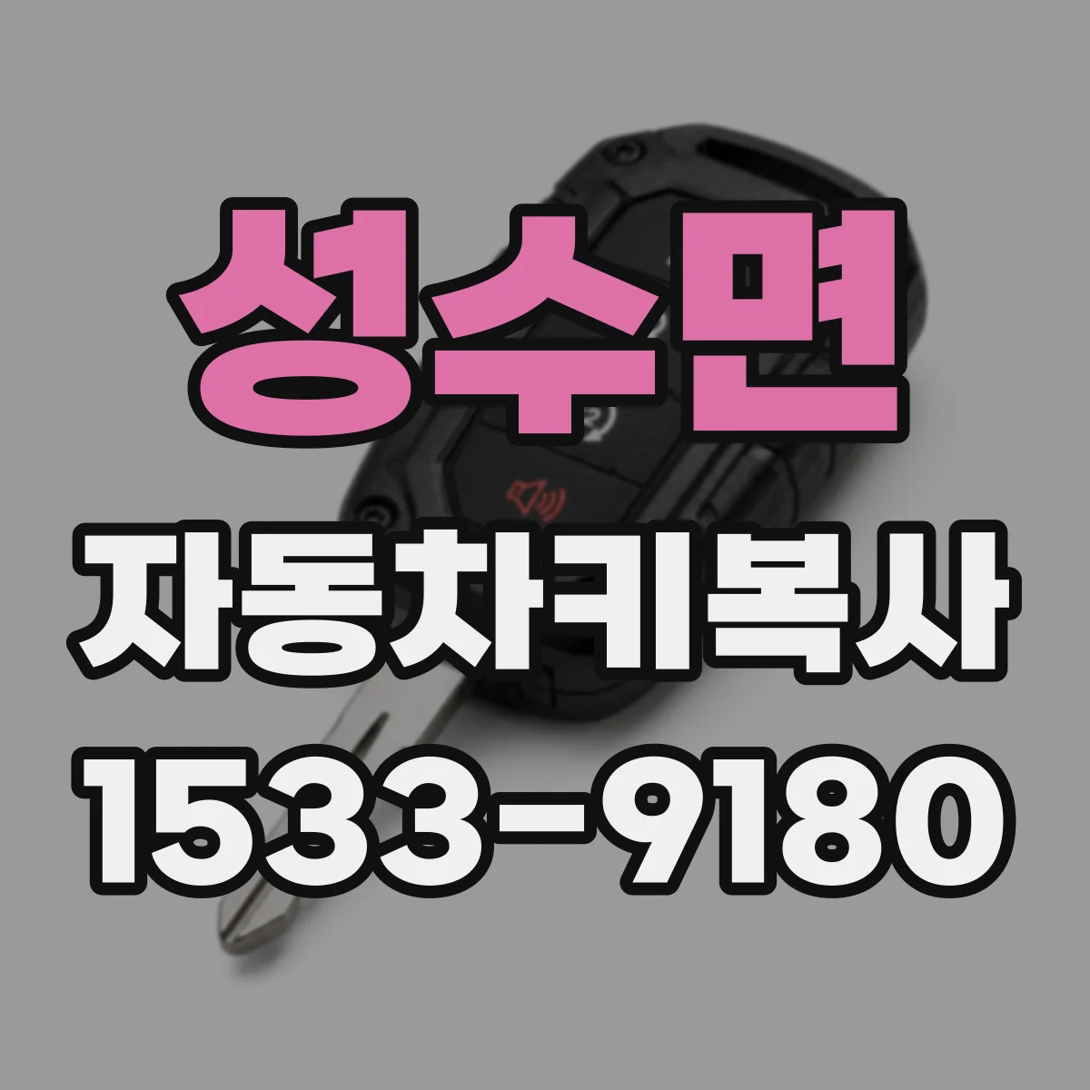 성수면 자동차키복사
