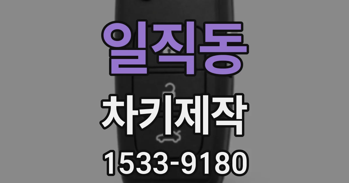 일직동 차키제작