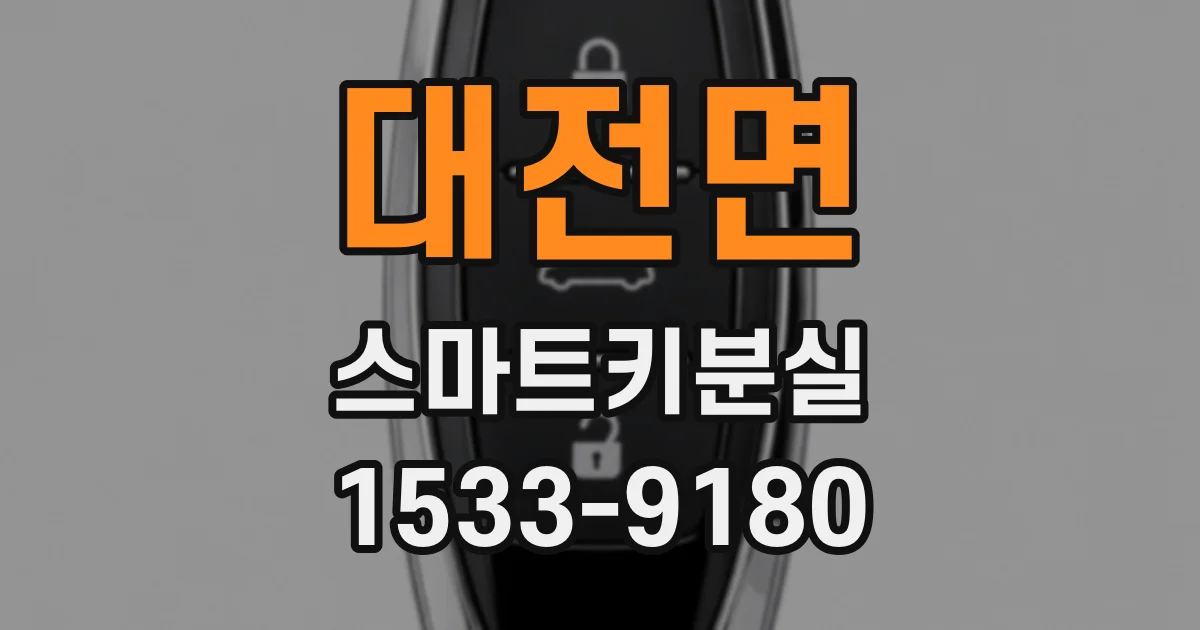 대전면 스마트키분실