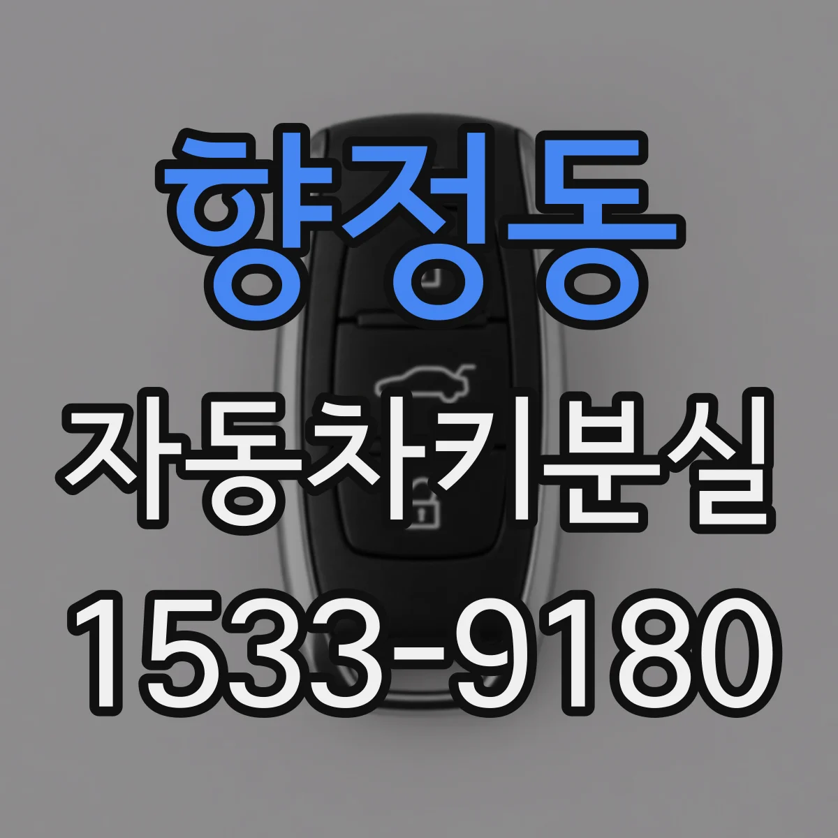향정동 자동차키분실
