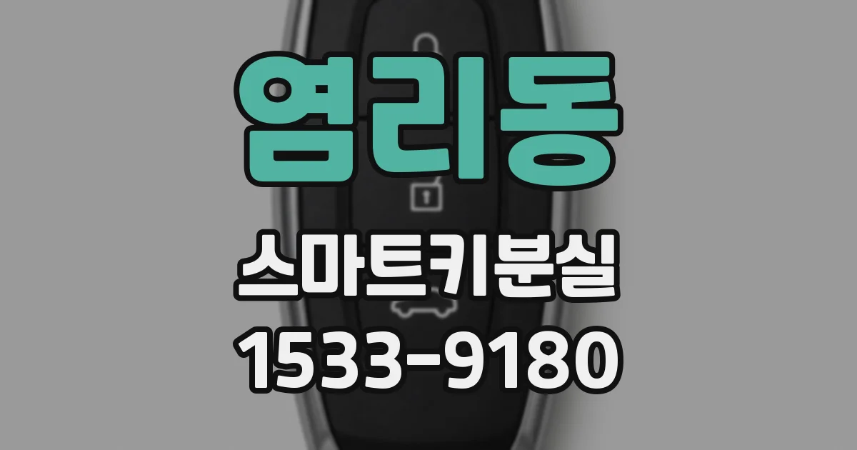 염리동 스마트키분실