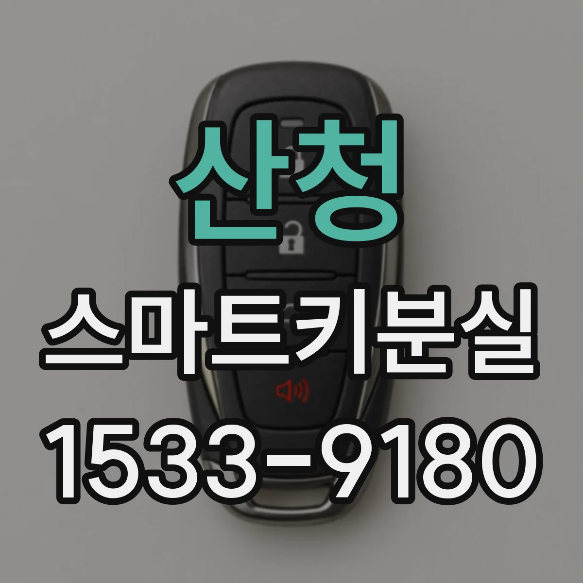 산청 스마트키분실