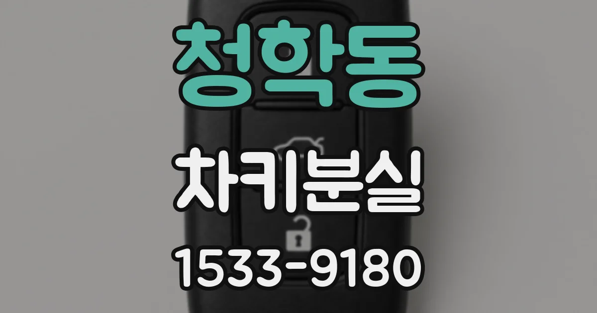 청학동 차키분실