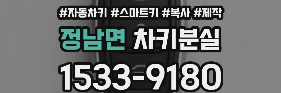 정남면 차키분실