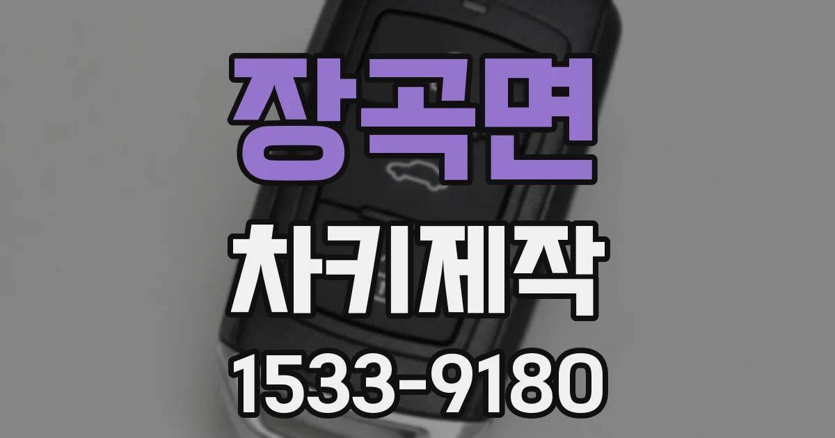 장곡면 차키제작