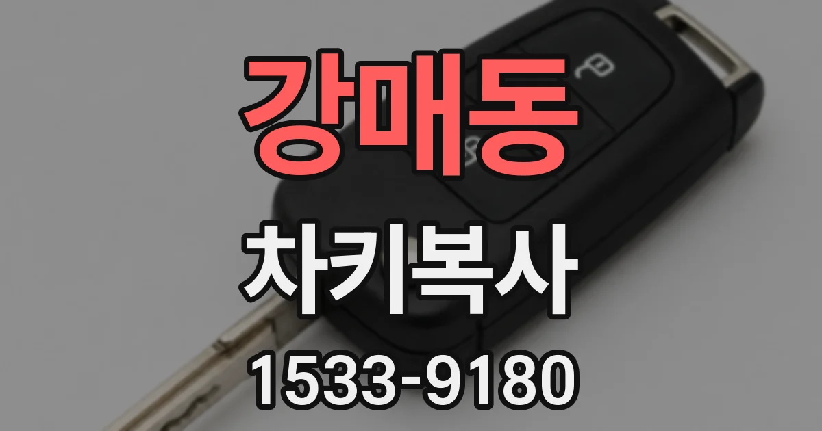 강매동 차키복사