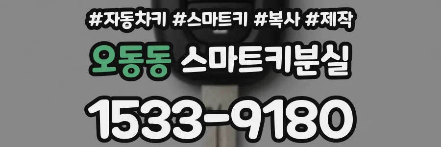 오동동 스마트키분실