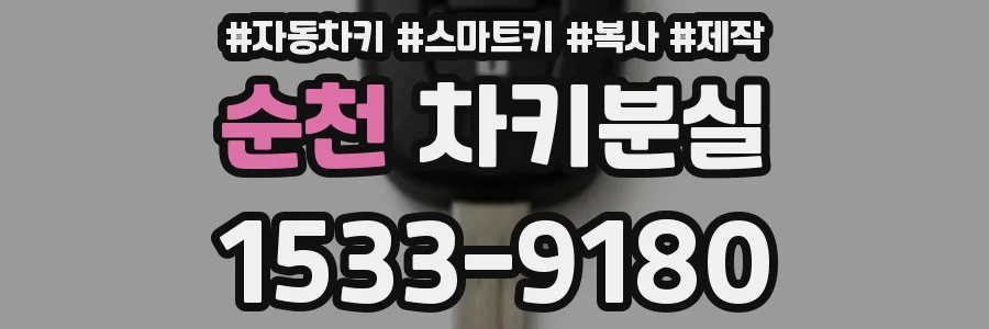 순천 차키분실