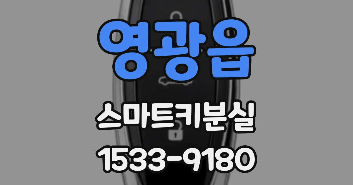 영광읍 스마트키분실