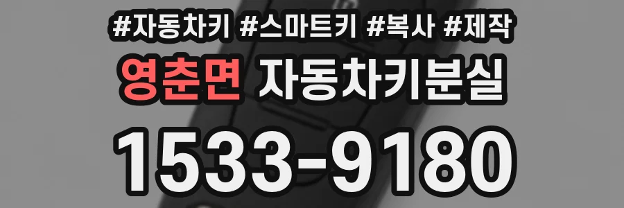 영춘면 자동차키분실