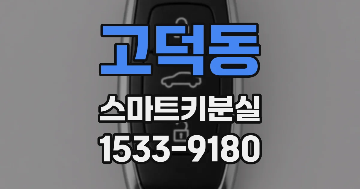 고덕동 스마트키분실