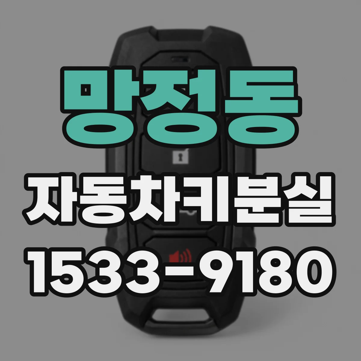 망정동 자동차키분실