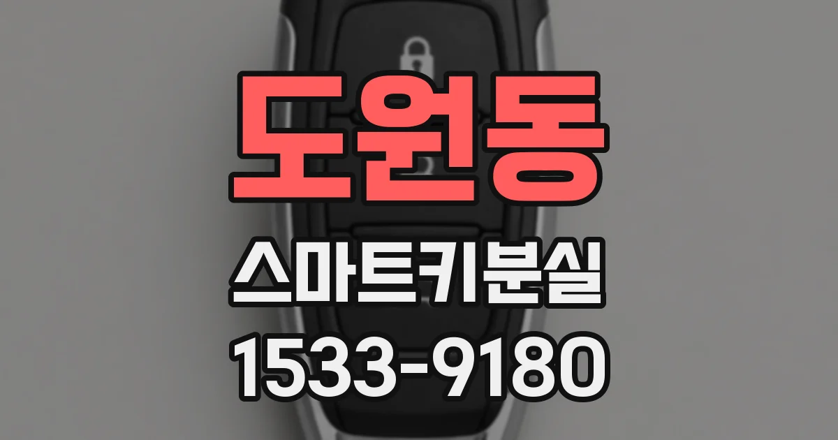 도원동 스마트키분실
