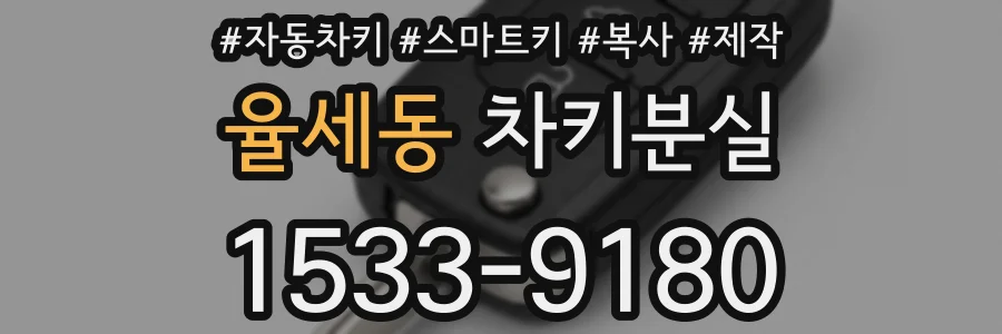 율세동 차키분실