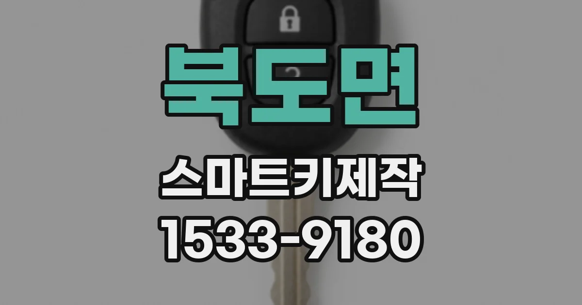 북도면 스마트키제작