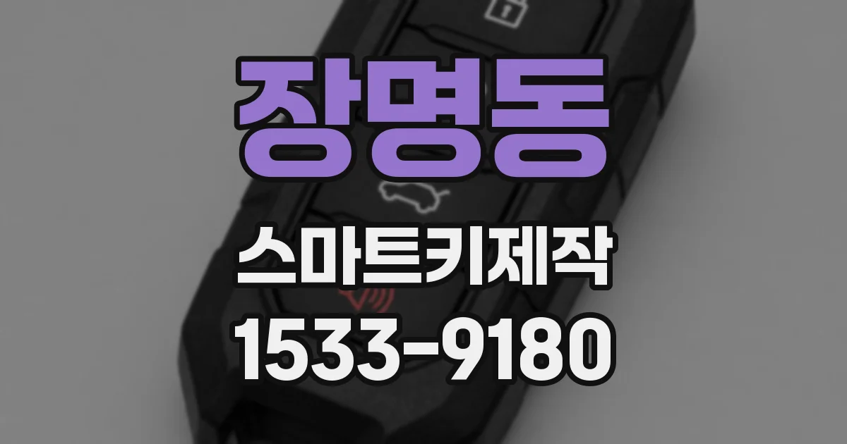 장명동 스마트키제작