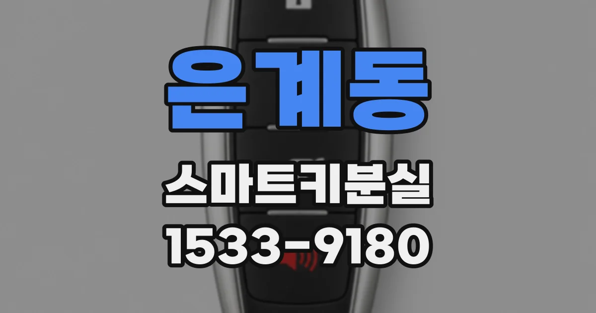 은계동 스마트키분실