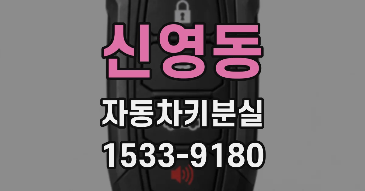 신영동 자동차키분실