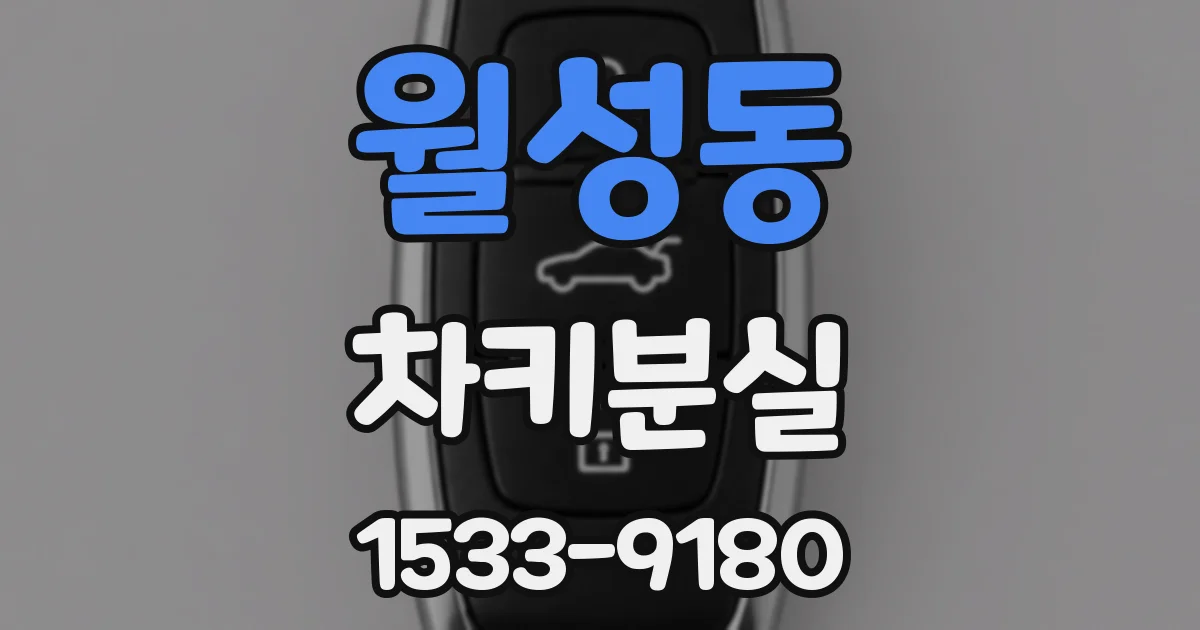 월성동 차키분실