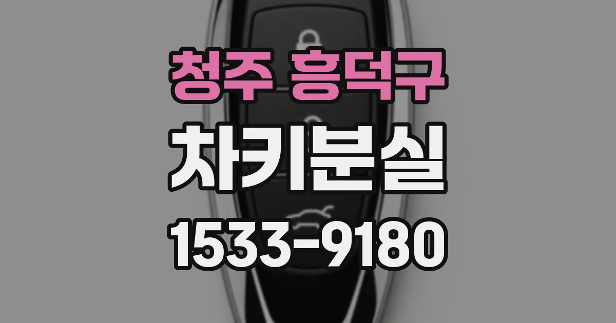 청주 흥덕구 차키분실