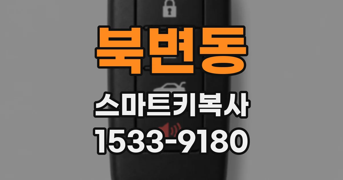 북변동 스마트키복사