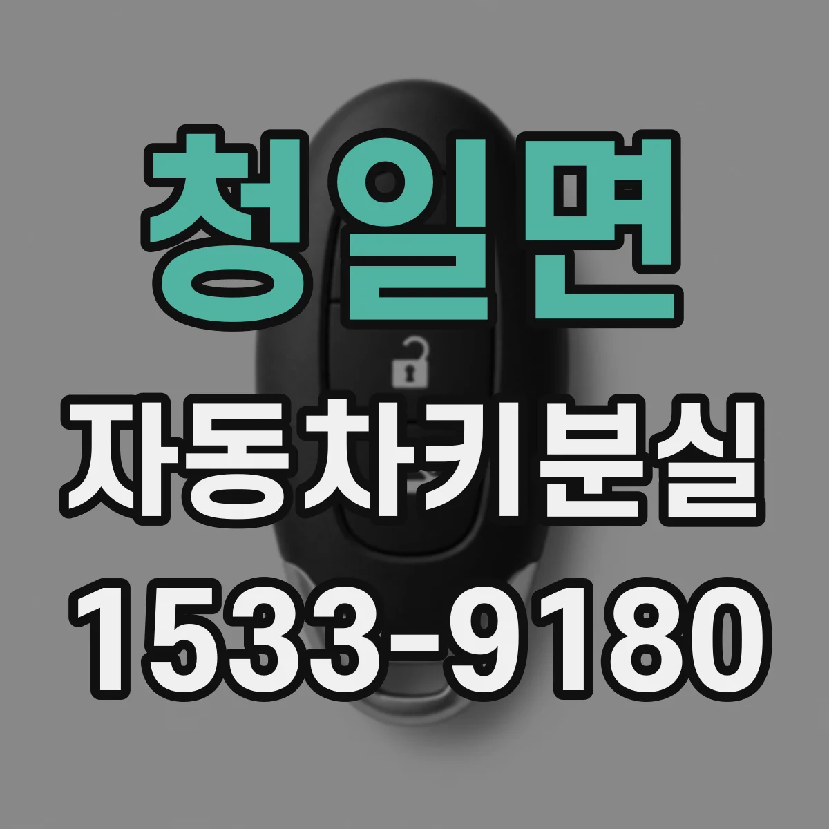 청일면 자동차키분실