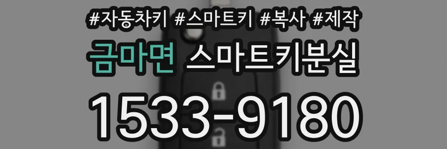 금마면 스마트키분실