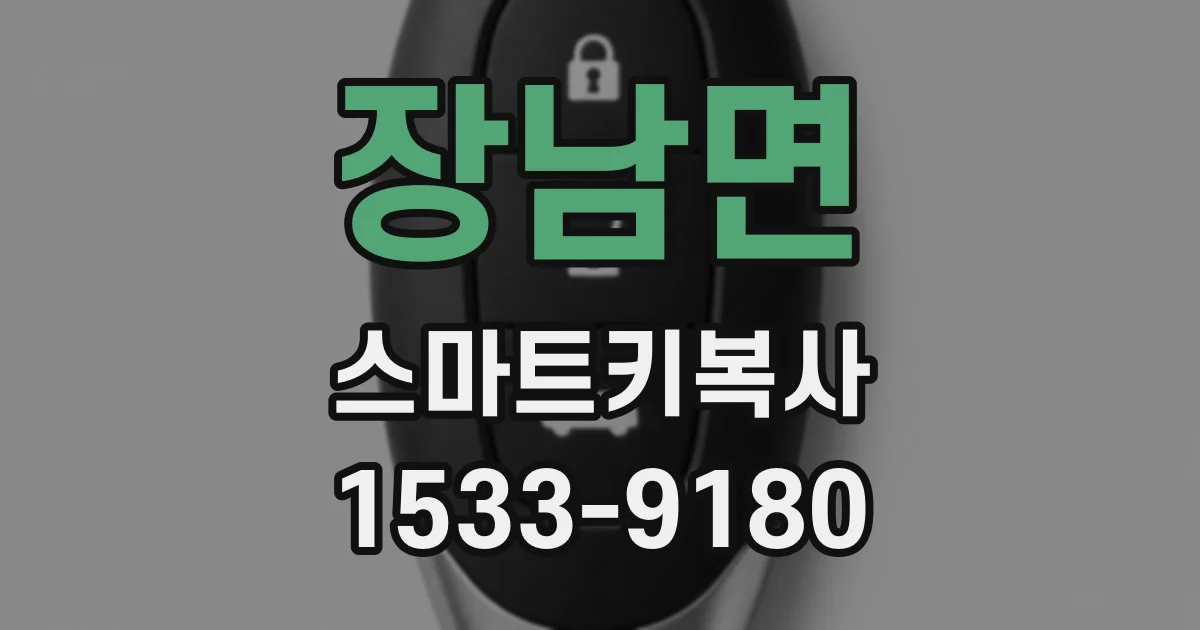 장남면 스마트키복사
