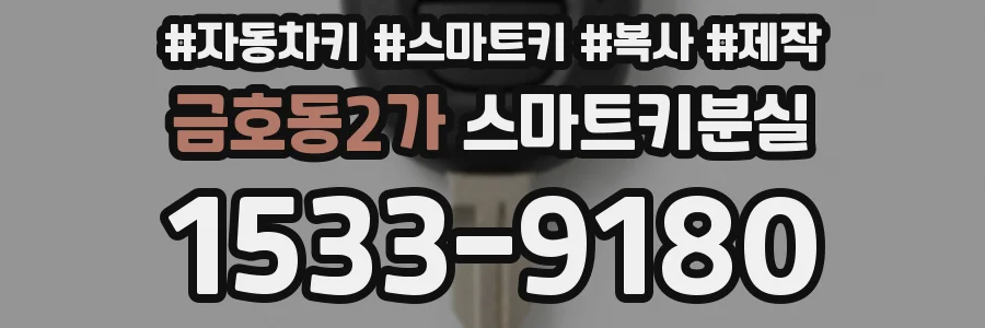 금호동2가 스마트키분실