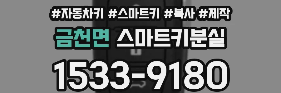 금천면 스마트키분실